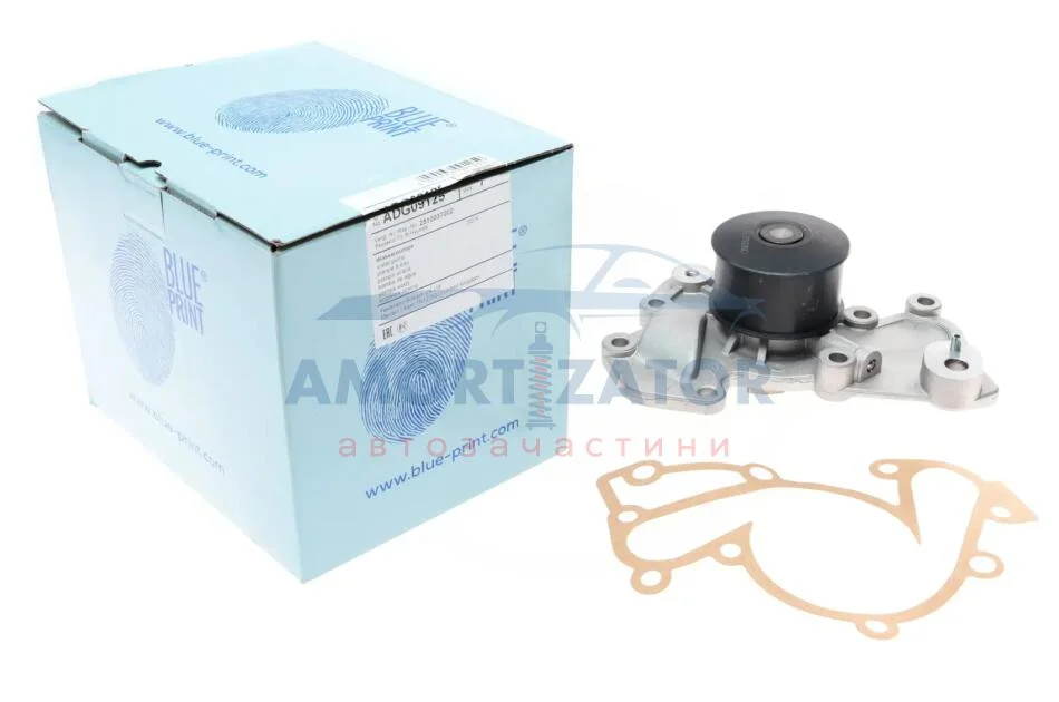 К-т помпи системи охолодження BLUE PRINT ADG09125 (фото 1)