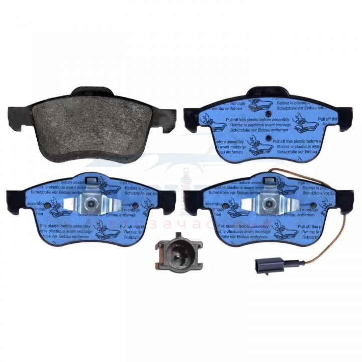 К-т колодок гальмівних BLUE PRINT ADL144215 (фото 1)