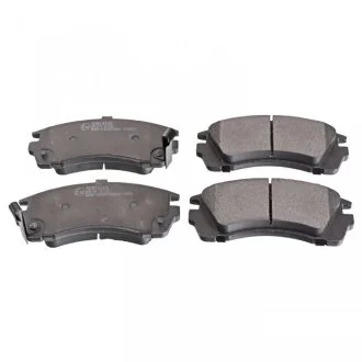 Комплект гальмівних колодок передн, NISSAN SUNNY III 1.6/1.7D/2.0D 11.90-03.00 BLUE PRINT ADN14245