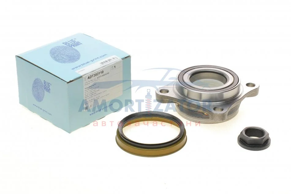 Піднипник маточини колеса з елементами монтажу BLUE PRINT ADT382110 (фото 1)