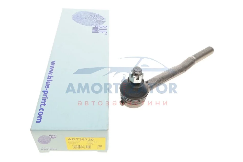 Наконечник рульової тяги з стопорною гайкою і шплінтом BLUE PRINT ADT38720 (фото 1)