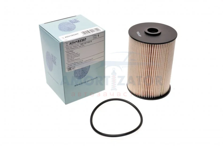 Фільтр палива з ущільнюючим кільцем BLUE PRINT ADV182307 (фото 1)