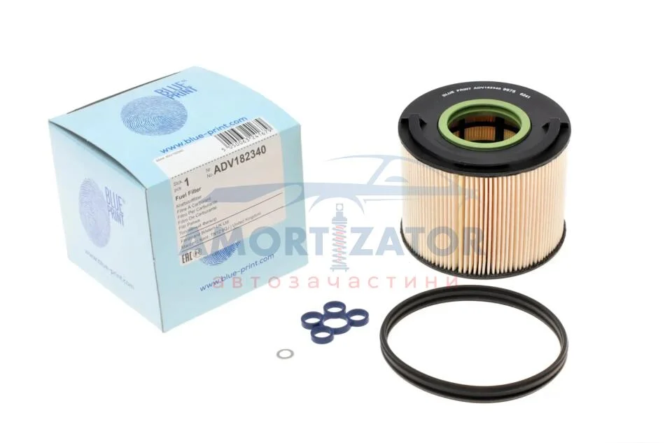 Фільтр палива з ущільнюючим кільцем BLUE PRINT ADV182340 (фото 1)