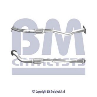 Вихлопна труба передн NISSAN NAVARA 2.5D 11.01- BM CATALYSTS BM50144