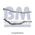 Вихлопна труба передн AUDI A6 C5 SKODA SUPERB I VW PASSAT B5.5 1.8/2.0 01.97-03.08 BM CATALYSTS BM50201 (фото 1)