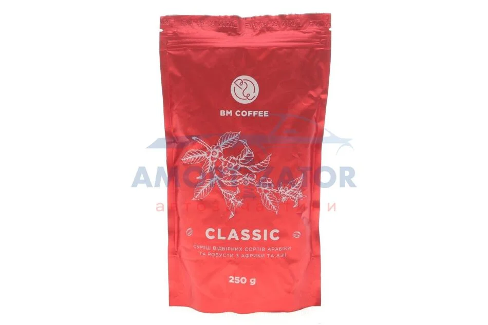 Кава смажена Класік (0,25кг) BM COFFEE Кава Classic 250g (фото 1)