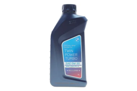Олива моторна TwinPower Turbo Longlife-04 SAE 0W30 (1 Liter) BMW 83215B5A201