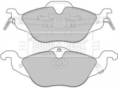 - Гальмівні колодки до дисків BORG & BECK BBP1563 (фото 1)
