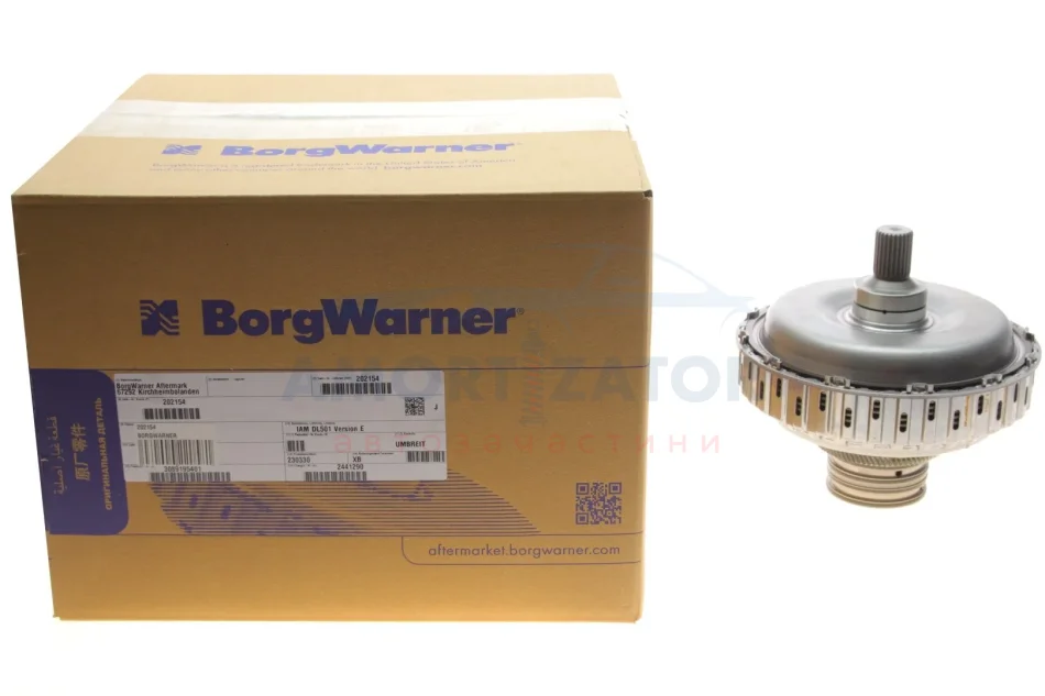 Комплект зчеплення BorgWarner 202154 (фото 1)