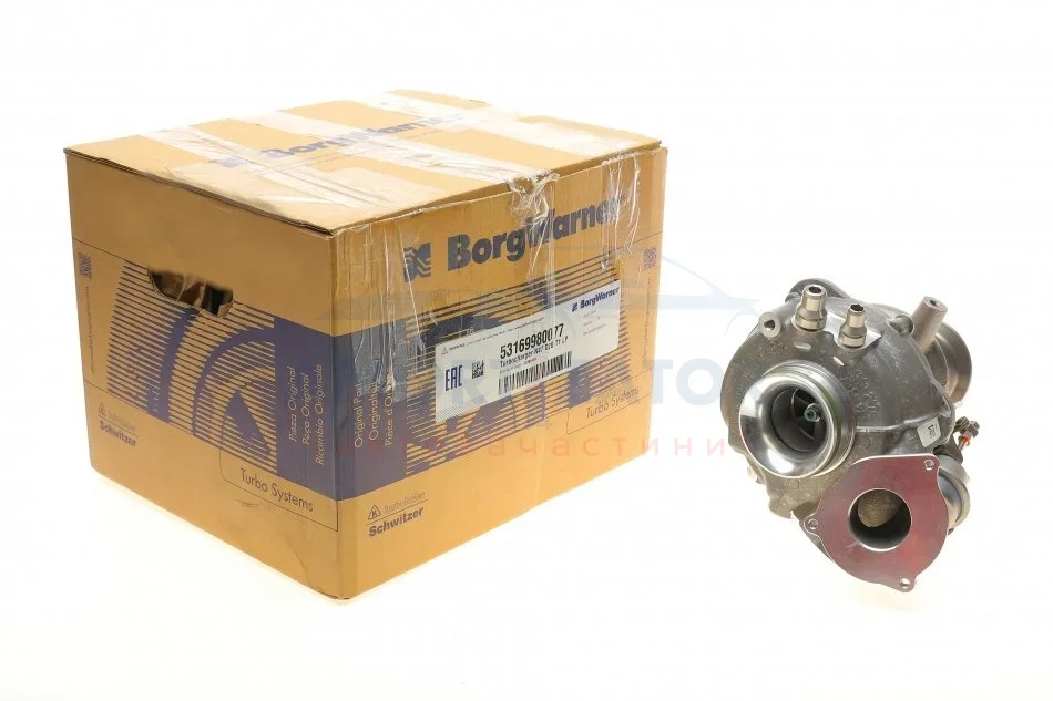 Турбокомпресор BorgWarner 53169980077 (фото 1)