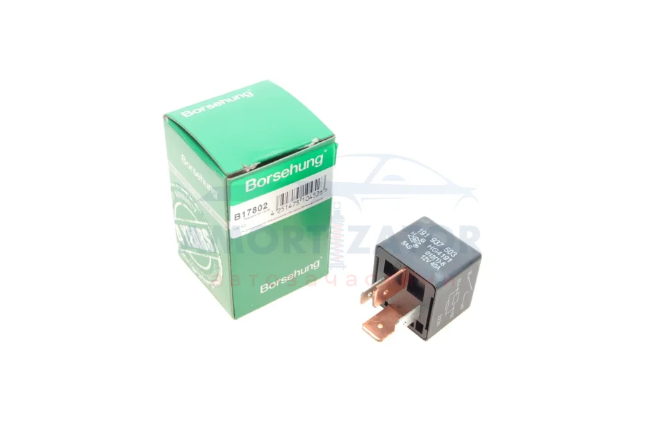 Реле 12 V 30 A (BOSCH) BORSEHUNG B17802 (фото 1)