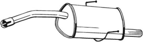 Деталі вихлопної системи BOSAL 100-327