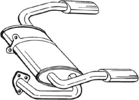 Деталі вихлопної системи BOSAL 115-335