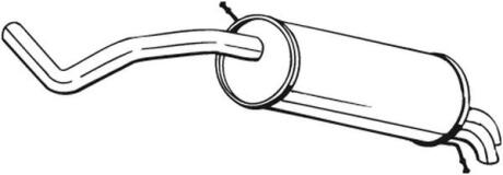 Деталі вихлопної системи BOSAL 278-107