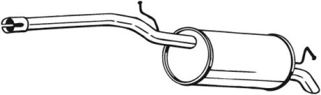 Задній. глушник,випускна сист. BOSAL 280-161