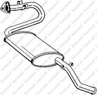 Задній. глушник,випускна сист. BOSAL 280-273