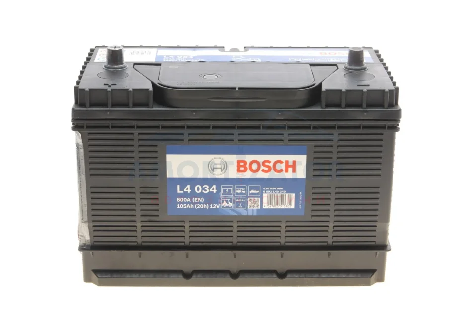 Акумулятор Bosch 12В/105Аг/800А/23,7кг BOSCH 0 092 L40 340 (фото 1)