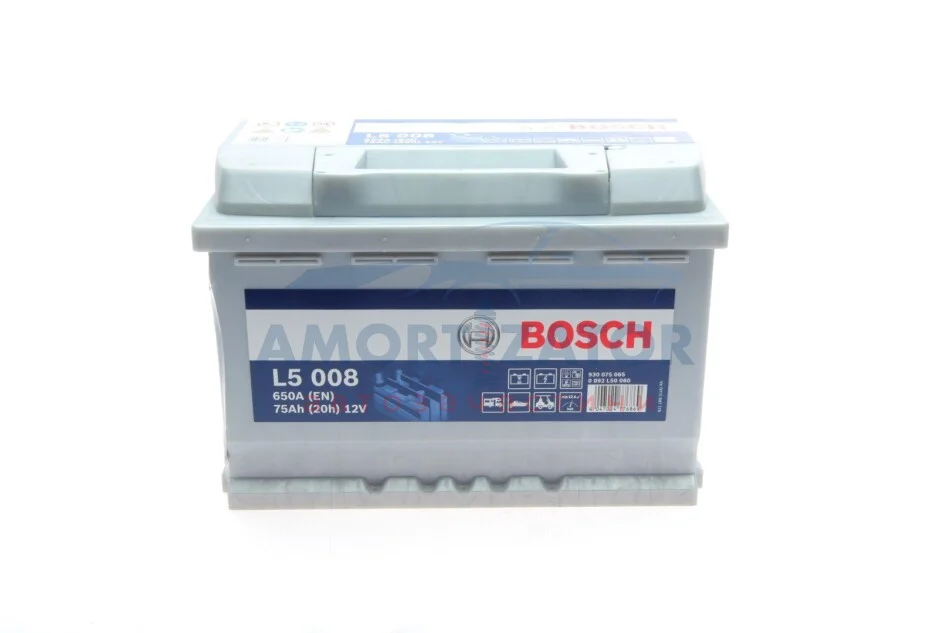 Акумуляторна батарея 75А BOSCH 0 092 L50 080 (фото 1)