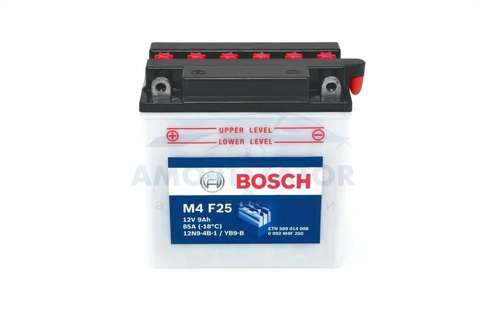 МОТОЦИКЛЕТНА АКУМУЛЯТОРНА БАТАРЕЯ BOSCH 0 092 M4F 250 (фото 1)