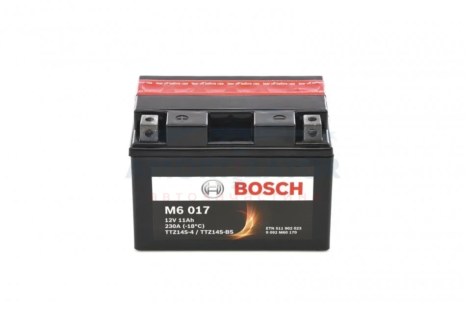 МОТОЦИКЛЕТНА АКУМУЛЯТОРНА БАТАРЕЯ BOSCH 0 092 M60 170 (фото 1)