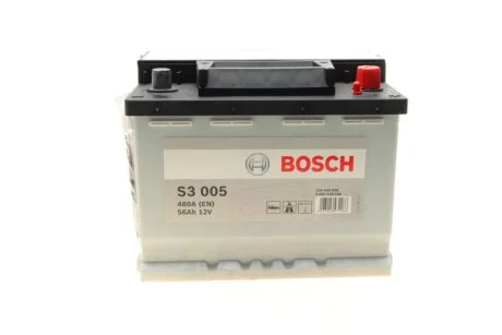 Акумулятор 12В/56Аг/480А/13,47кг BOSCH 0 092 S30 050