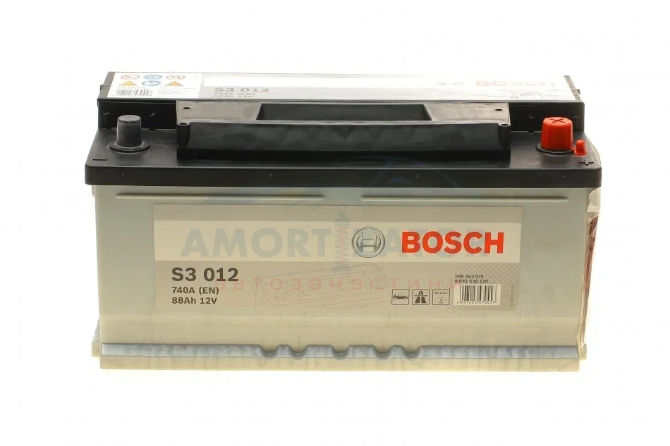 Акумулятор Bosch 12В/88Аг/740А/19,78кг BOSCH 0 092 S30 120 (фото 1)