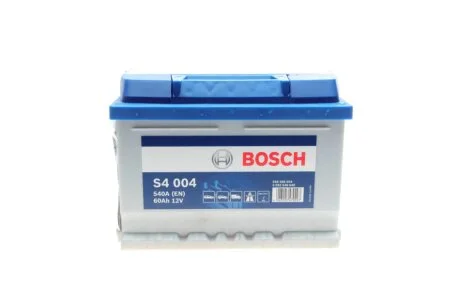 Акумулятор 12В/60Аг/540А/13,59кг BOSCH 0 092 S40 040