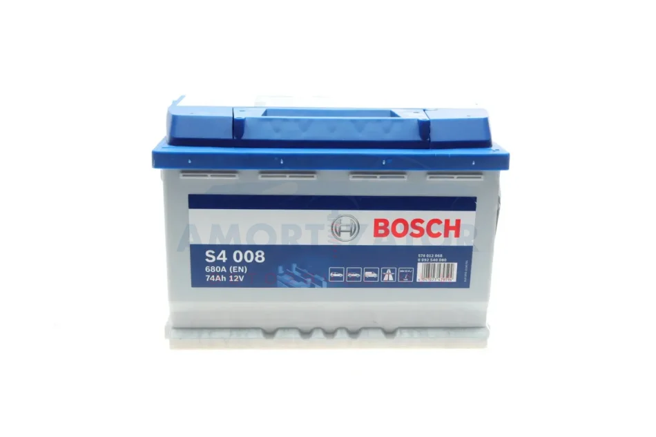 Акумулятор Bosch 12В/74Аг/680А/17,54кг BOSCH 0 092 S40 080 (фото 1)