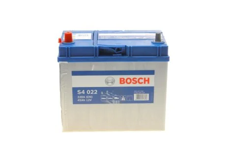 Акумулятор 12В/45Аг/330А/11,43кг BOSCH 0 092 S40 220