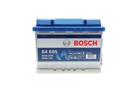Акумулятор 12В/60Аг/640А/16,67кг BOSCH 0 092 S4E 051