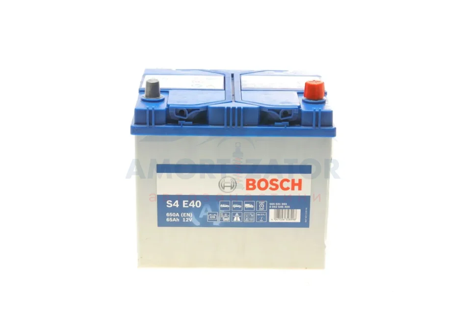 Акумулятор Bosch 12В/65Аг/650А/16,93кг BOSCH 0 092 S4E 400 (фото 1)