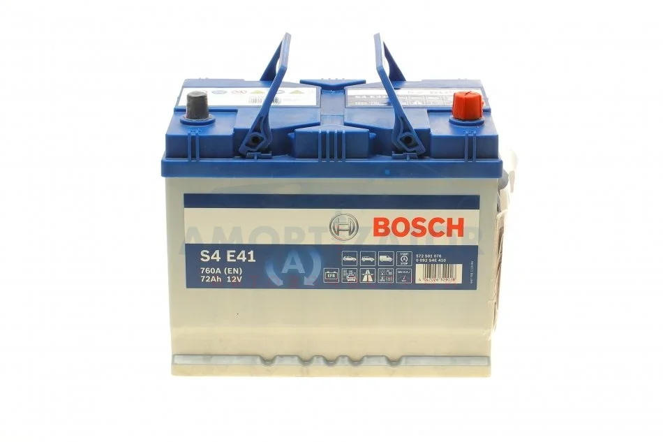 Акумулятор Bosch 12В/72Аг/760А/19,55кг BOSCH 0 092 S4E 410 (фото 1)