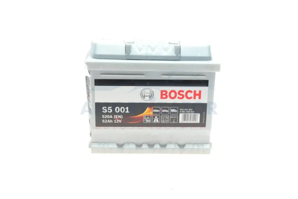 Акумулятор Bosch 12В/52Аг/520А/11,97кг BOSCH 0 092 S50 010 (фото 1)