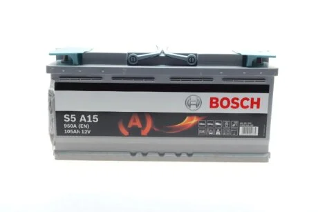 Акумулятор 12В/105Аг/950А/29,4кг BOSCH 0 092 S5A 150