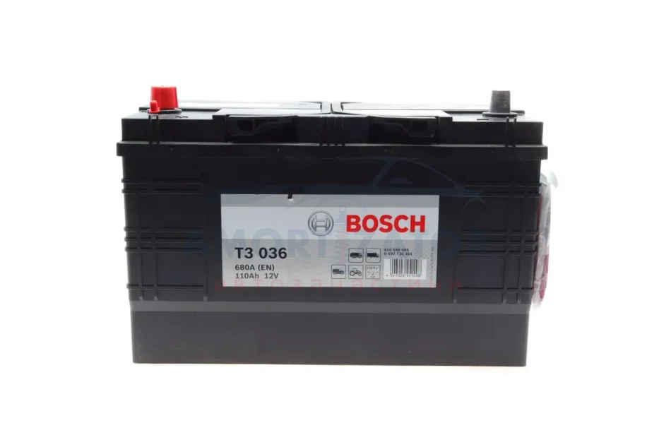 Акумулятор Bosch 12В/110Аг/680А/28,58кг BOSCH 0 092 T30 361 (фото 1)