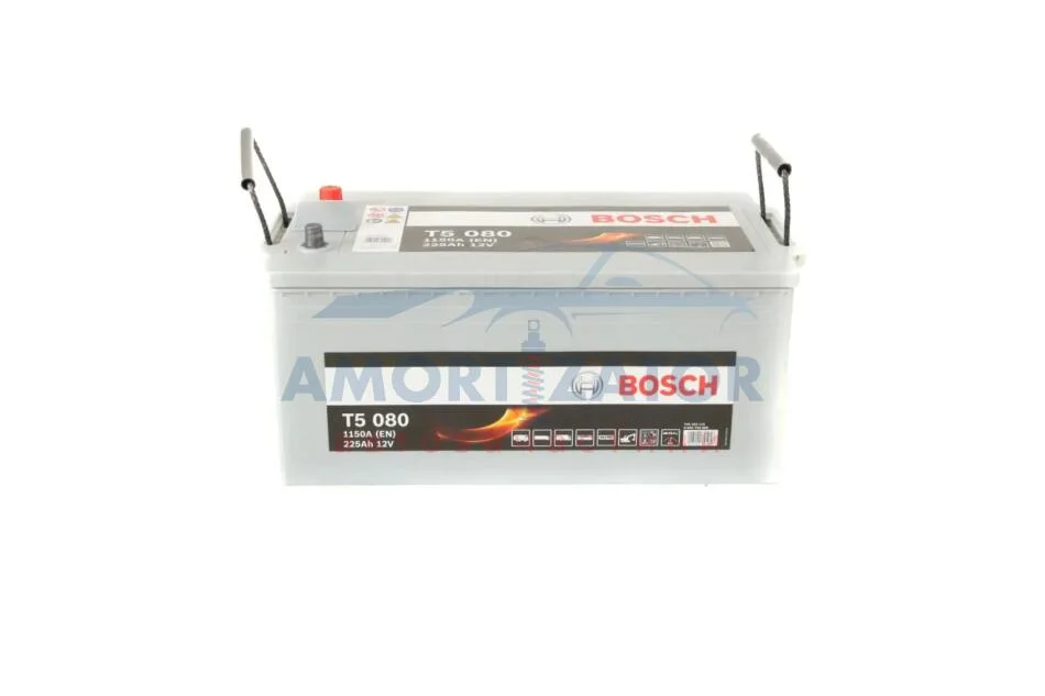 Акумулятор Bosch 12В/225Аг/1150А/57,5кг BOSCH 0 092 T50 800 (фото 1)