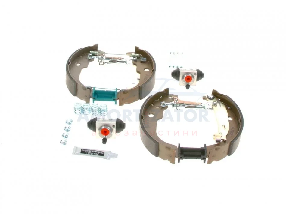 CITROEN К-т гальм. колодок SUPER PRO, C-ELYSEE 12-, C3 III 16-, PEUGEOT BOSCH 0204114193 (фото 1)