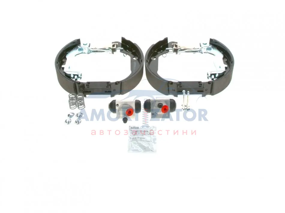 Компл. барабанних колодок з гальмівними циліндрами BOSCH 0204114684 (фото 1)