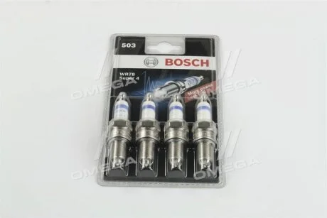 Свіча запалювання (к-т 4 шт) BOSCH 0242232803