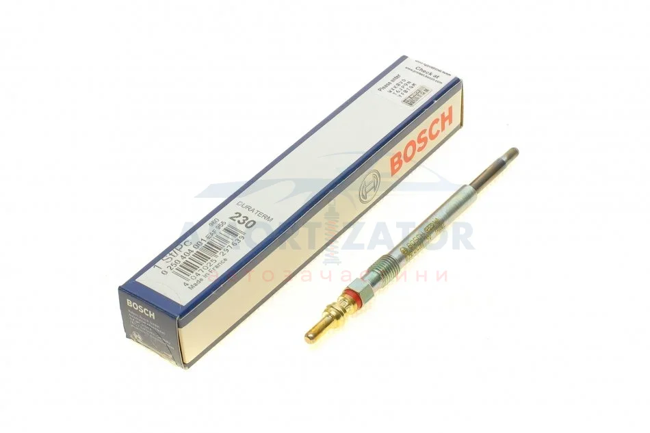 Свічка розжарювання BOSCH 0 250 404 001 (фото 1)