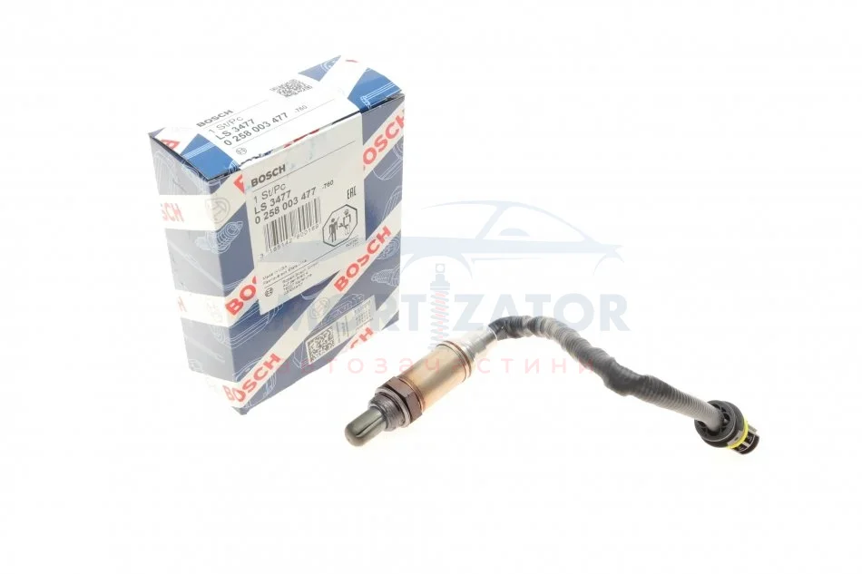 Лямбда-зонд BMW 3 (E46), 5 (E39), 7 (E38) (вир-во Bosch) BOSCH 0 258 003 477 (фото 1)