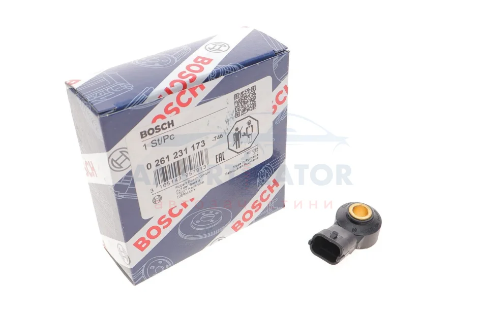 ДАТЧИК ДЕТОНАЦІЇ 0 261 231 173 BOSCH 0261231173 (фото 1)