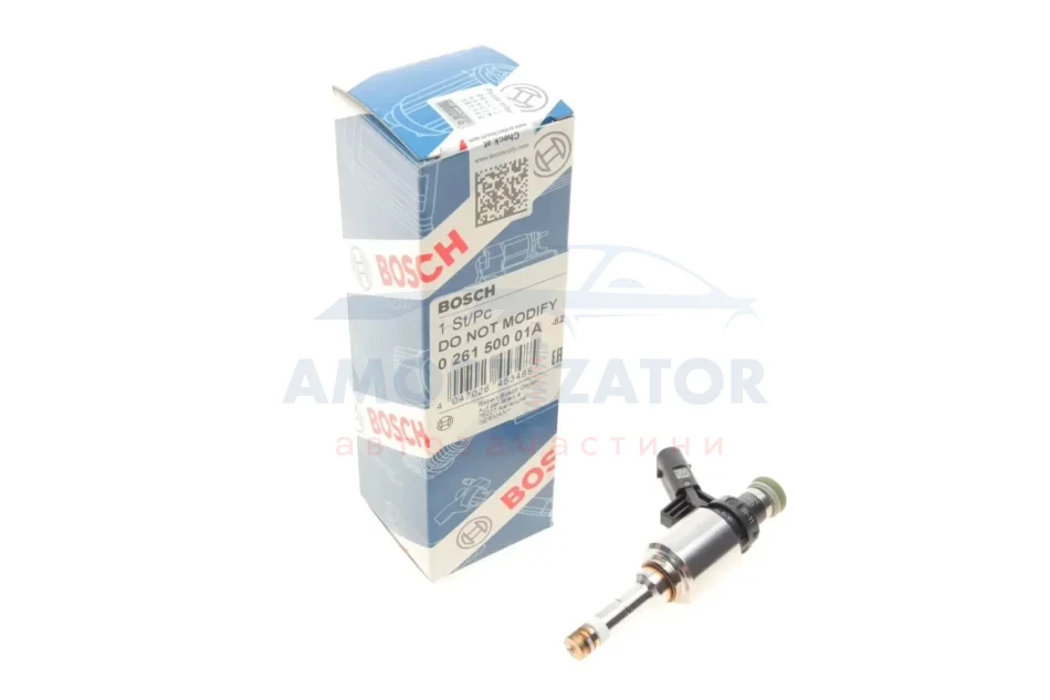 ФОРСУНКА БЕНЗИН VAG 2.0 TSI (вир-во) BOSCH 0 261 500 01A (фото 1)