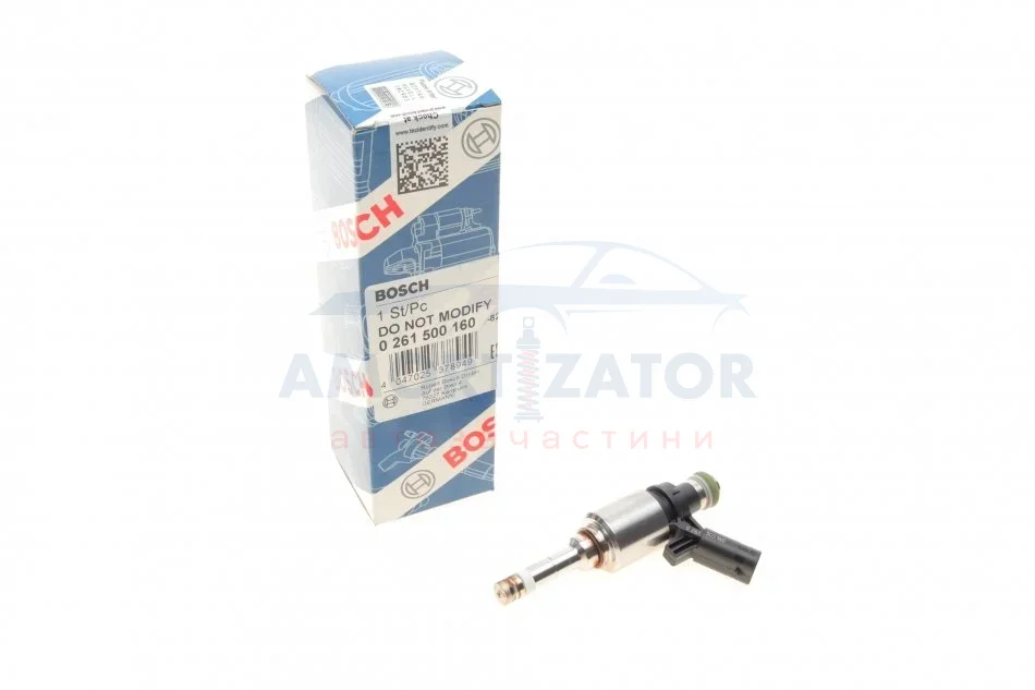 Форсунка бензинова VW, AUDI 1.8TSI 07- (вир-во) BOSCH 0 261 500 160 (фото 1)