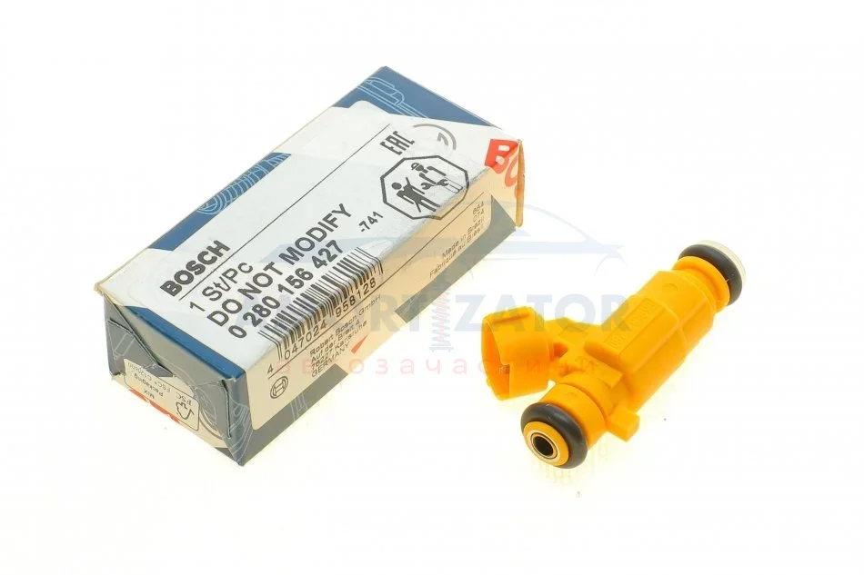 Паливний інжектор CITROEN C3 II, NEMO FIAT FIORINO, QUBO PEUGEOT 206+, 207, BIPPER, BIPPER TEPEE 1.1-1.4LPG 04.06- BOSCH 0 280 156 427 (фото 1)