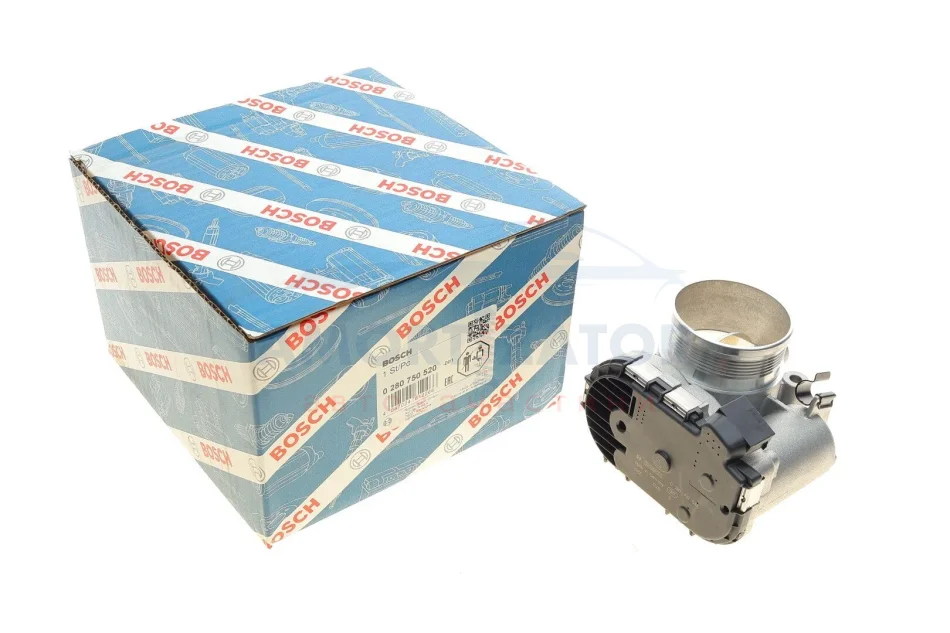 ПАТРУБОК ДРОСЕЛЬНОЇ ЗАСЛІНКИ 0 280 750 520 BOSCH 0280750520 (фото 1)