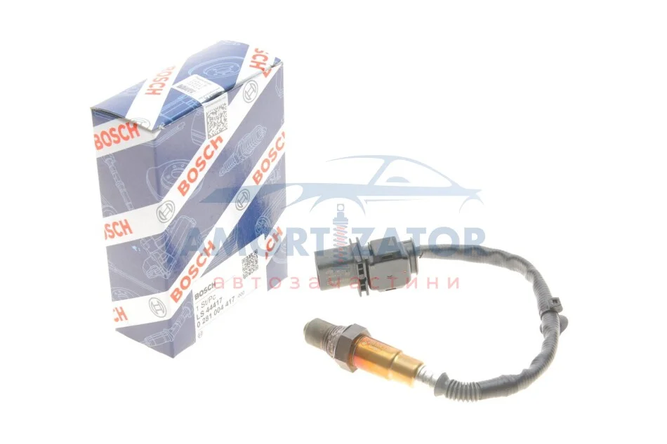 Лямбда-зонд (кількість дротів 5, 350мм) CHEVROLET CRUZE, TRAX OPEL ASTRA J, ASTRA J GTC, CORSA D, MERIVA B, MOKKA / MOKKA X 1.7D 09.09- BOSCH 0 281 004 417 (фото 1)