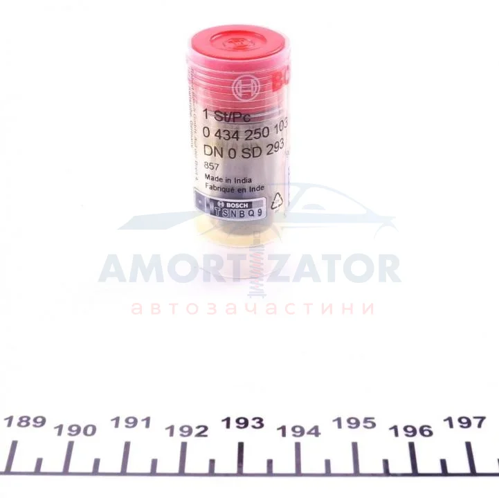 Розпилювач AUDI, VW DN 0 SD 293 (вир-во Bosch) BOSCH 0 434 250 103 (фото 1)