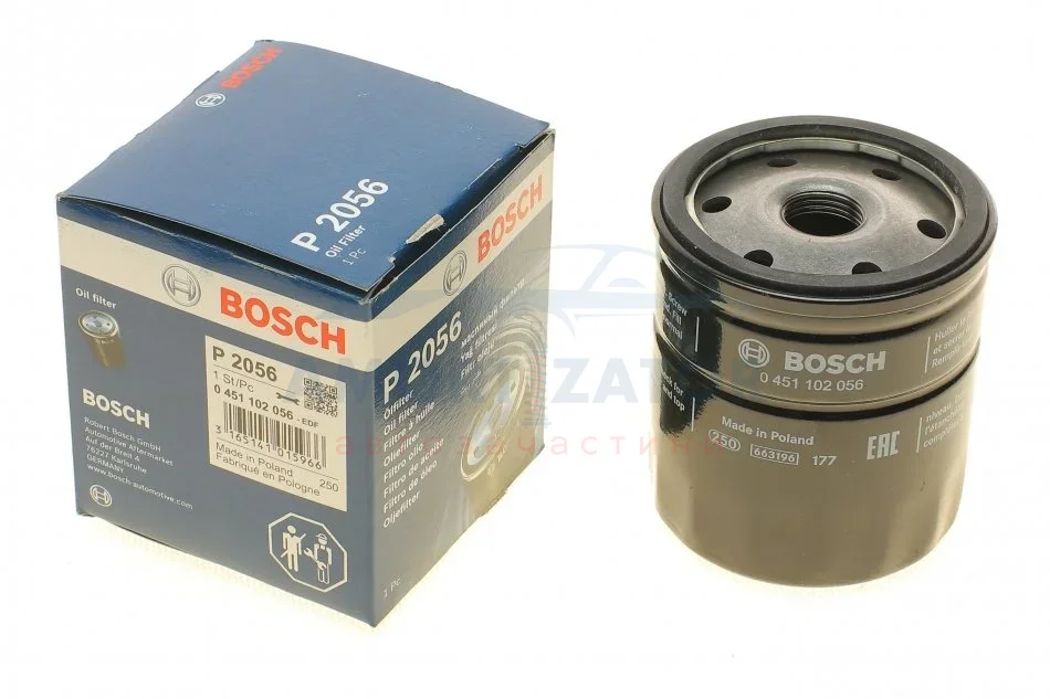 МАСТИЛЬНИЙ ФІЛЬТР W-V BOSCH 0 451 102 056 (фото 1)