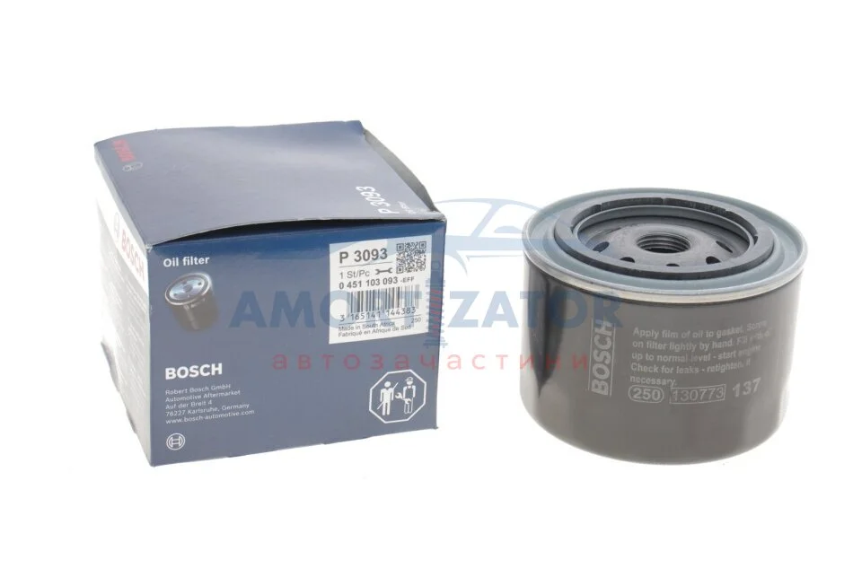 Фільтр масляний 0 451 103 093 BOSCH 0451103093 (фото 1)